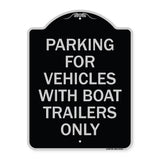 Parking for Vehicles with Boat Trailers Only