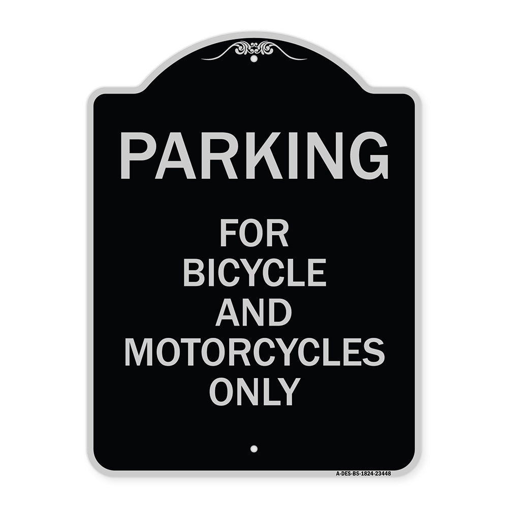 Parking for Bicycles and Motorcycles Only