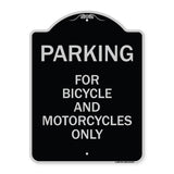 Parking for Bicycles and Motorcycles Only