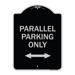 Parallel Parking Only with Bidirectional Arrow