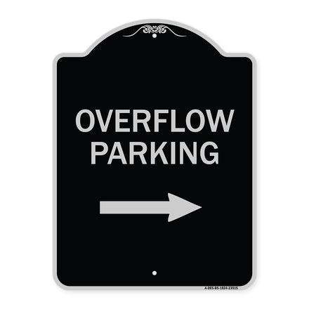 Overflow Parking with Right Arrow