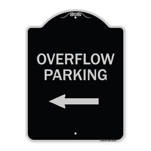 Overflow Parking with Left Arrow