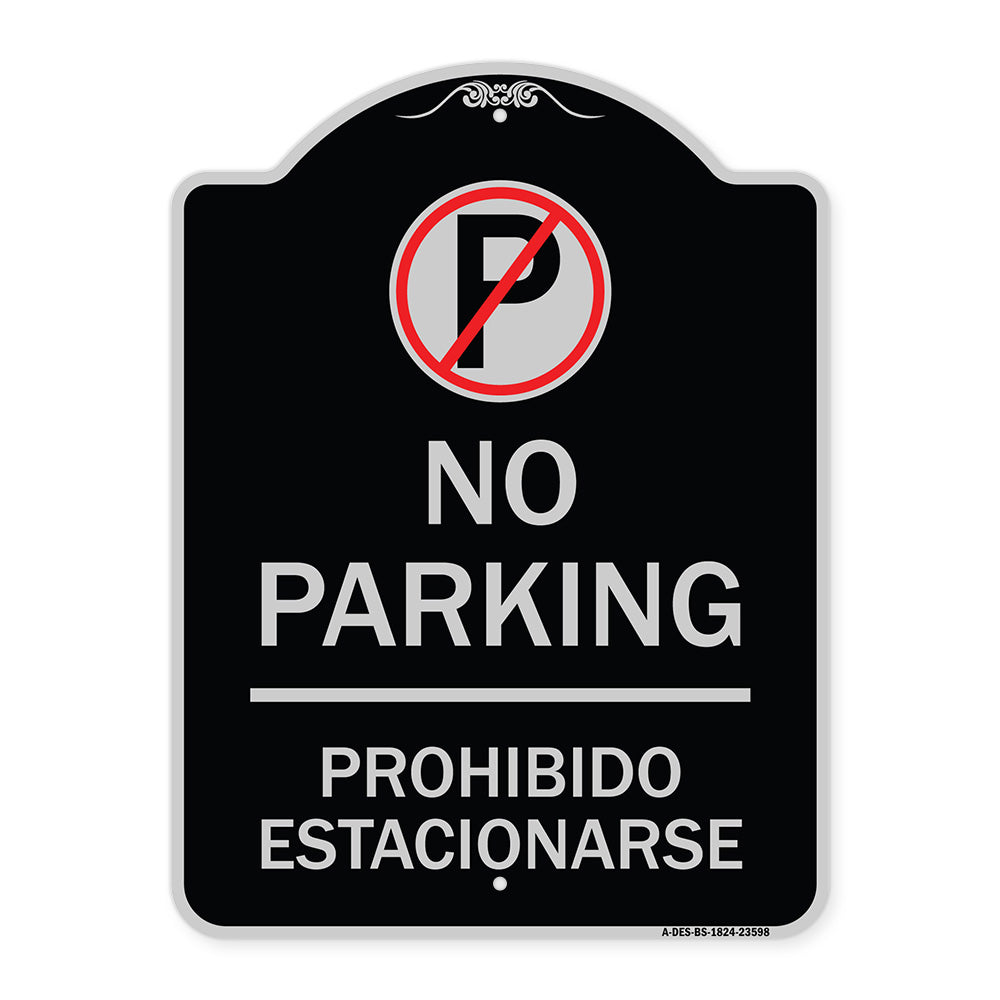 No Parking Prohibido Estacionar (No Parking Symbol)