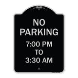No Parking 7-00 Am to 3-30 Pm