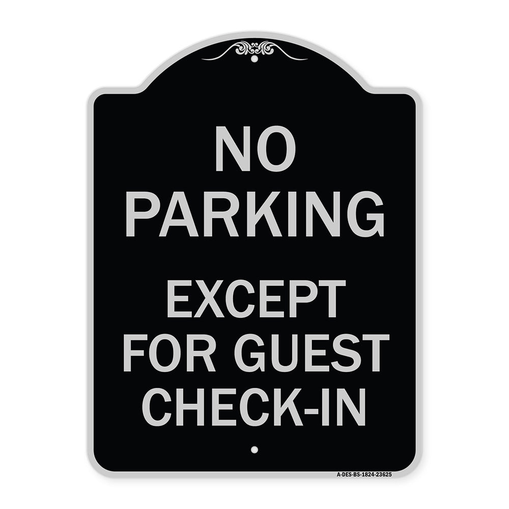 No Parking Except for Guest Check-In