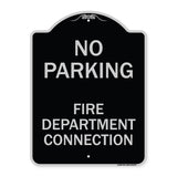 No Parking Sign No Parking - Fire Department Connection