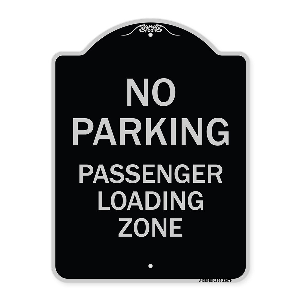 No Parking Passenger Loading Zone