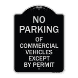 No Parking of Commercial Vehicles Except by Permit