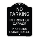 No Parking in Front of Garage Prohibido Estacionarse