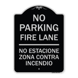 No Parking Fire Lane No Estacione Zona Contra Incendio