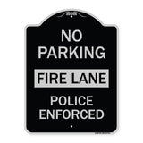 No Parking Fire Lane Police Enforced