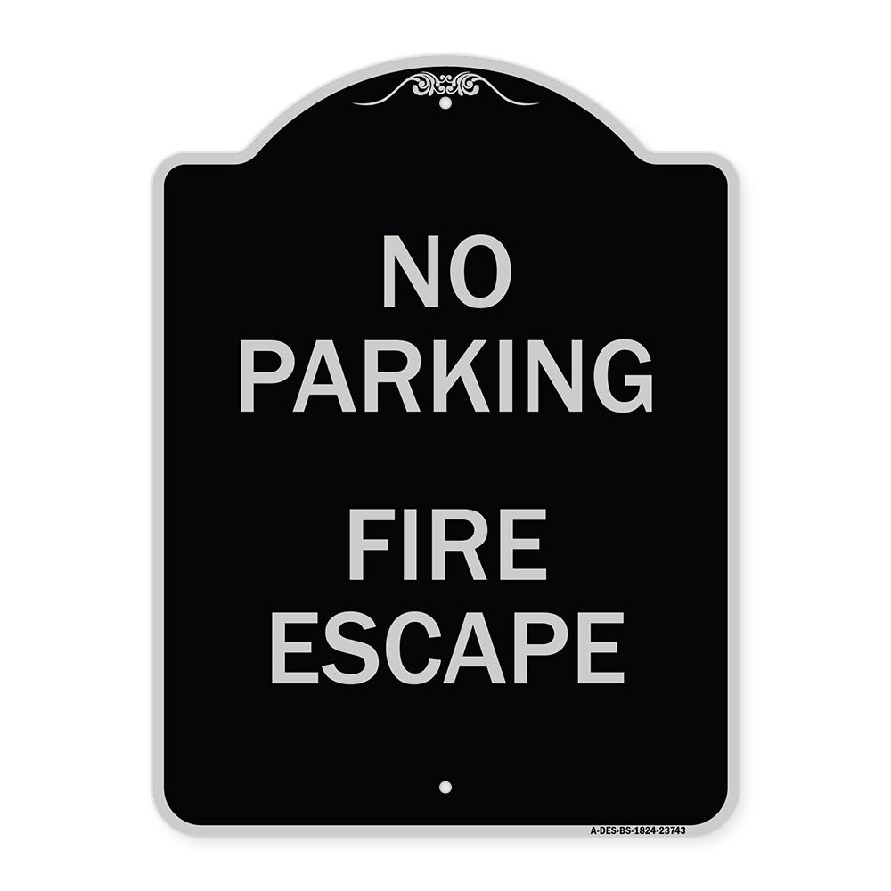 No Parking Fire Escape