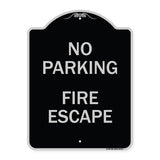 No Parking Fire Escape