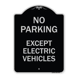 No Parking Except Electric Vehicles