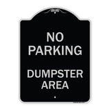 No Parking Dumpster Area
