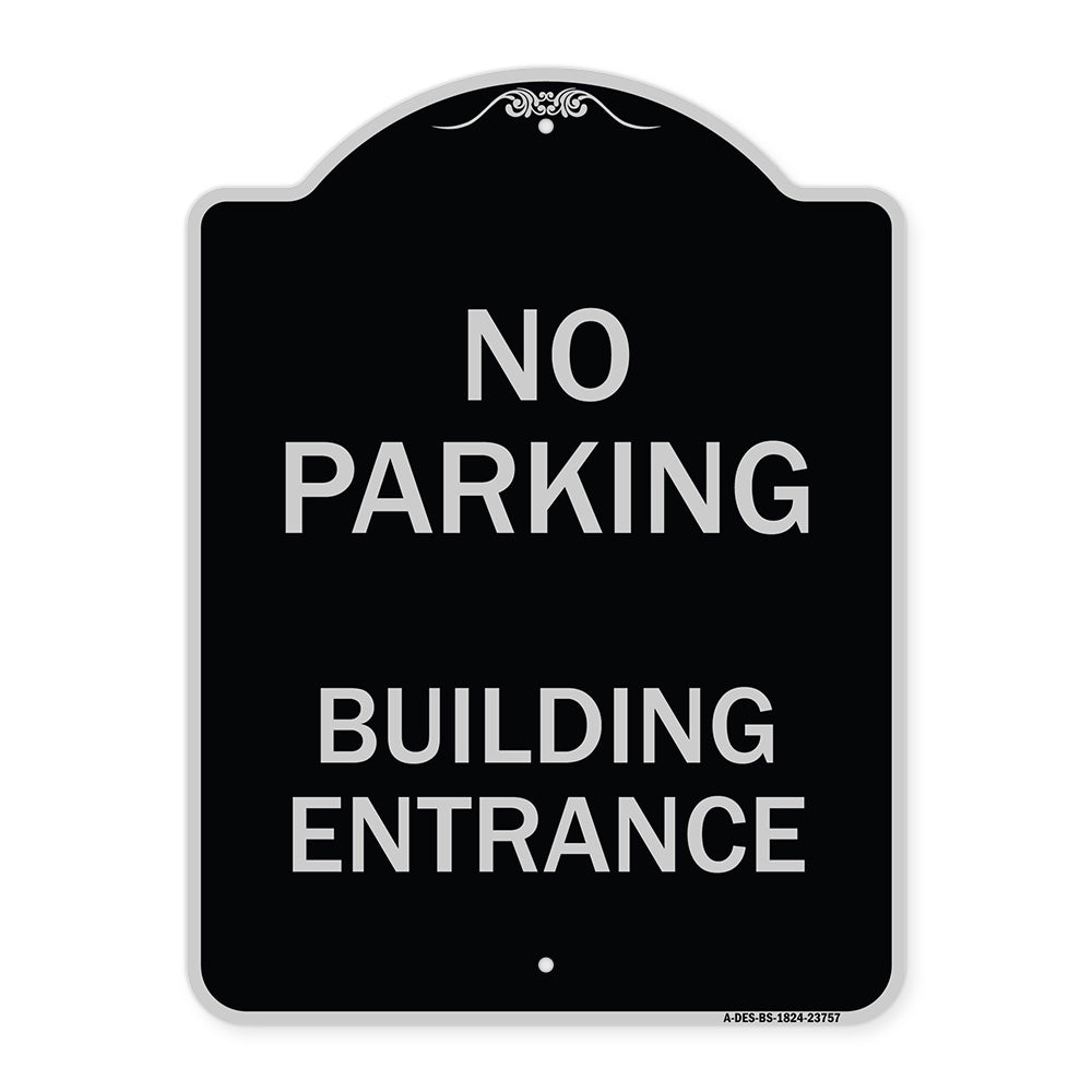 No Parking Building Entrance
