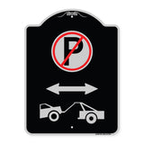 No Parking - Tow Away Zone (With Graphic)