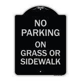 No Parking - on Grass or Sidewalk