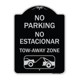 No Parking - No Estacionar Tow - Away Zone (With Graphic)