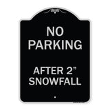 No Parking - After 2 Snowfall