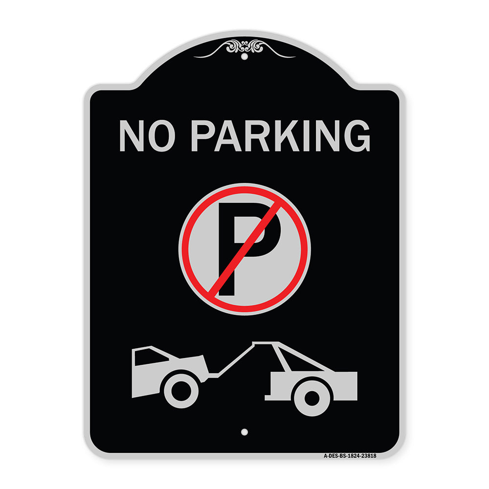 No Parking (No Parking Symbol and Tow Truck Symbol)