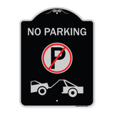 No Parking (No Parking Symbol and Tow Truck Symbol)