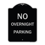 No Overnight Parking Sign