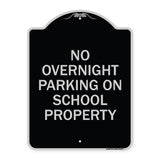 No Overnight Parking on School Property