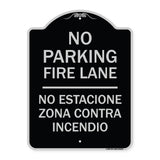 No Estacione Zona Contra Incendio