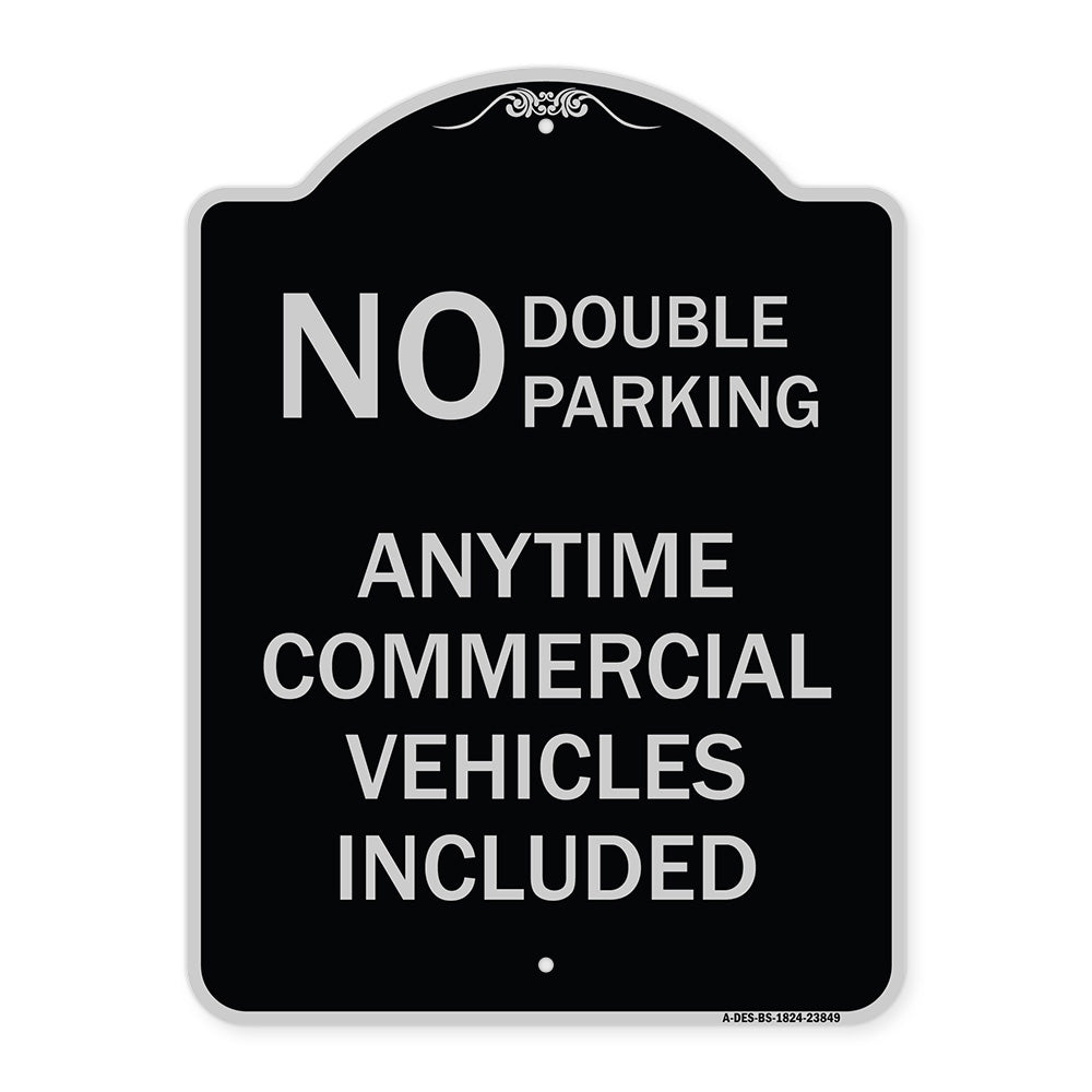 No Double Parking Anytime Commercial Vehicles Included