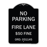 Missouri No Parking Fire Lane $50 Fine