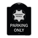 Highway Patrol Parking Only with Graphic