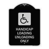 Handicap Loading Unloading Only (With Handicap Symbol)