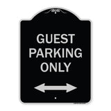 Guest Parking Only (With Bidirectional Arrow)