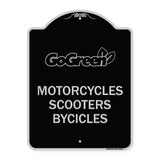 Go Green Sign Go Green - Motorcycles Scooters Bicycles
