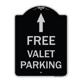 Free Valet Parking with Ahead Arrow