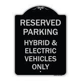 For Electrical Cars Reserved Parking - Hybrid & Electric Vehicles Only