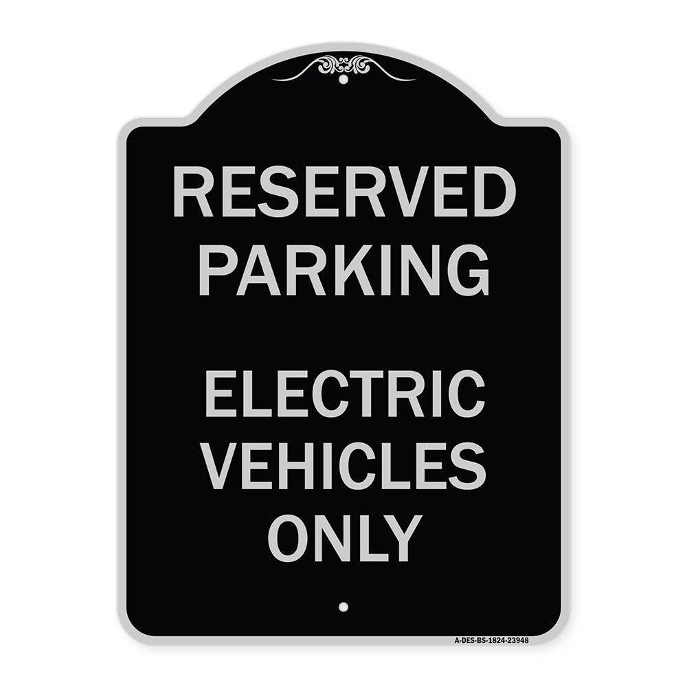 For Electrical Cars Reserved Parking - Electric Vehicles Only