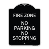 Fire Zone No Parking No Stopping