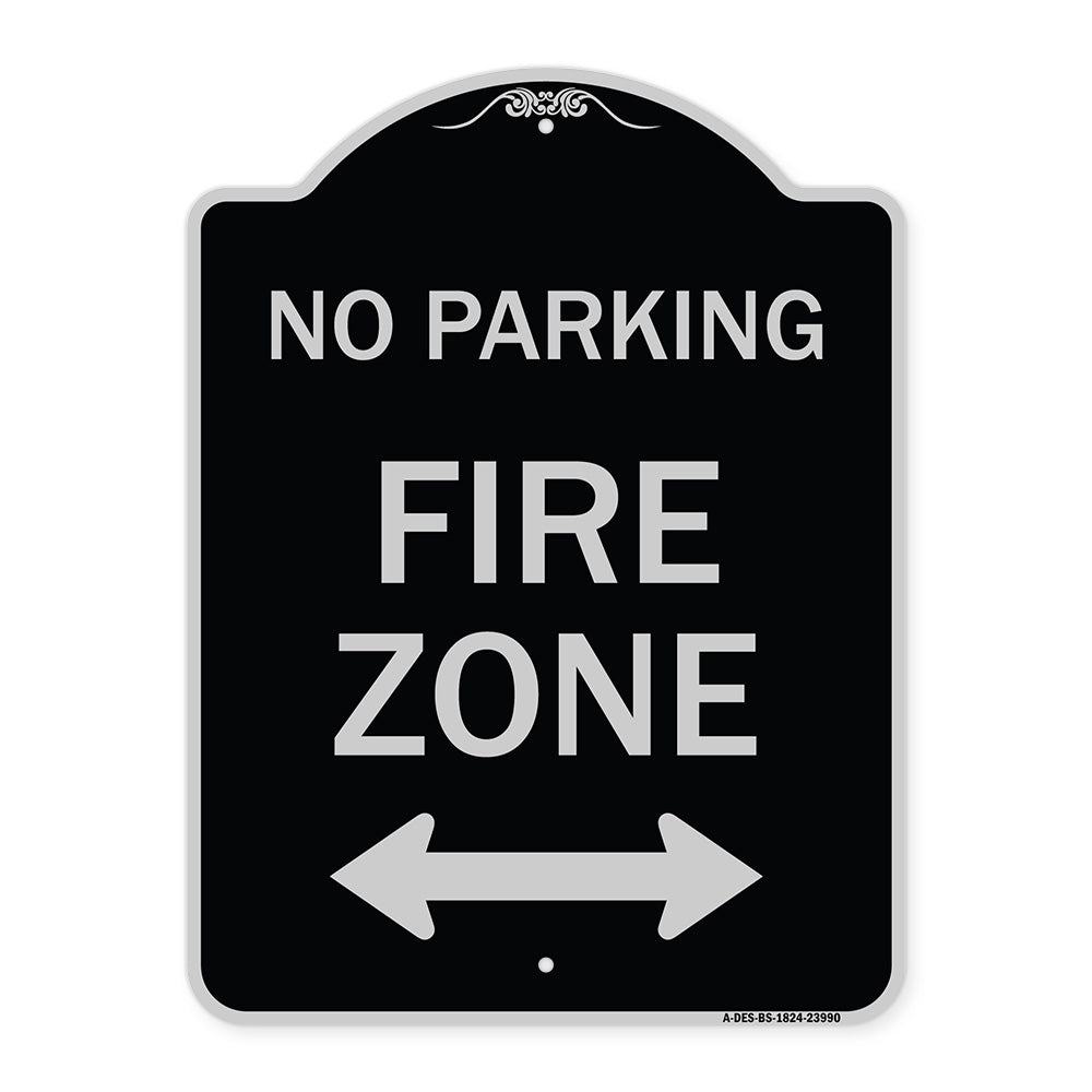 Fire Lane with Bidirectional Arrow