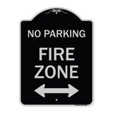 Fire Lane with Bidirectional Arrow