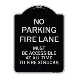 Fire Lane Must Be Accessible at All Time to Fire Trucks