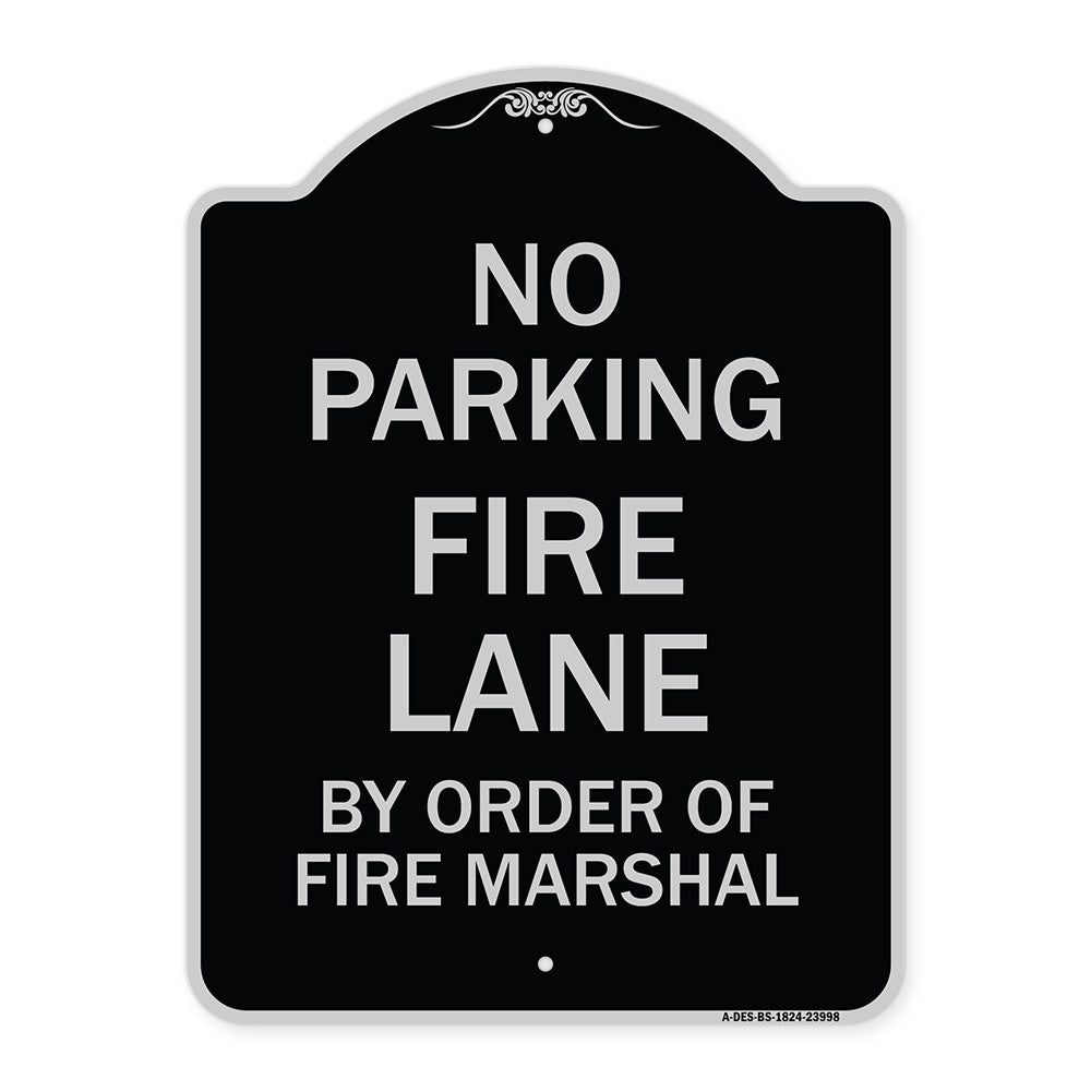 Fire Lane by Order of Fire Marshal