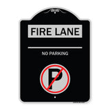 Fire Lane - No Parking (With No Parking Symbol)