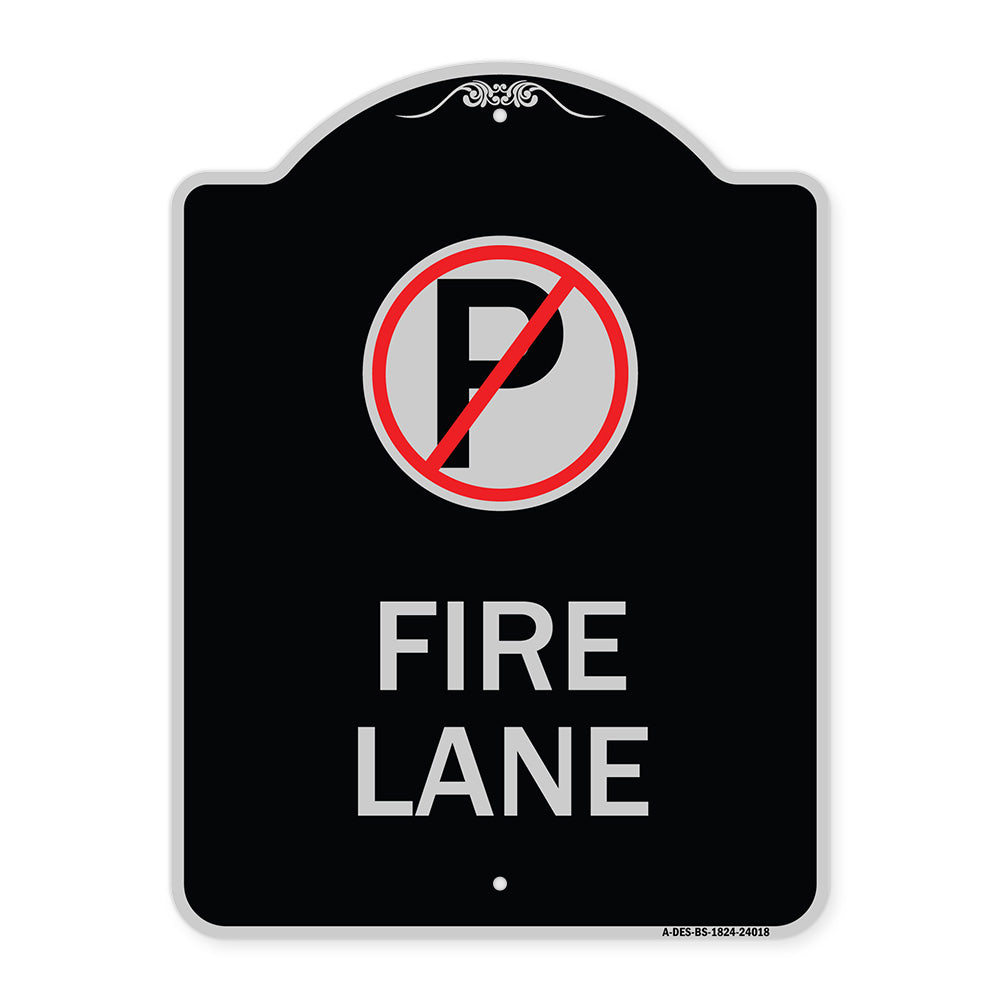 Fire Lane (No Parking Symbol)