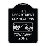 Fire Department Connection Tow Away Zone (With Graphic)