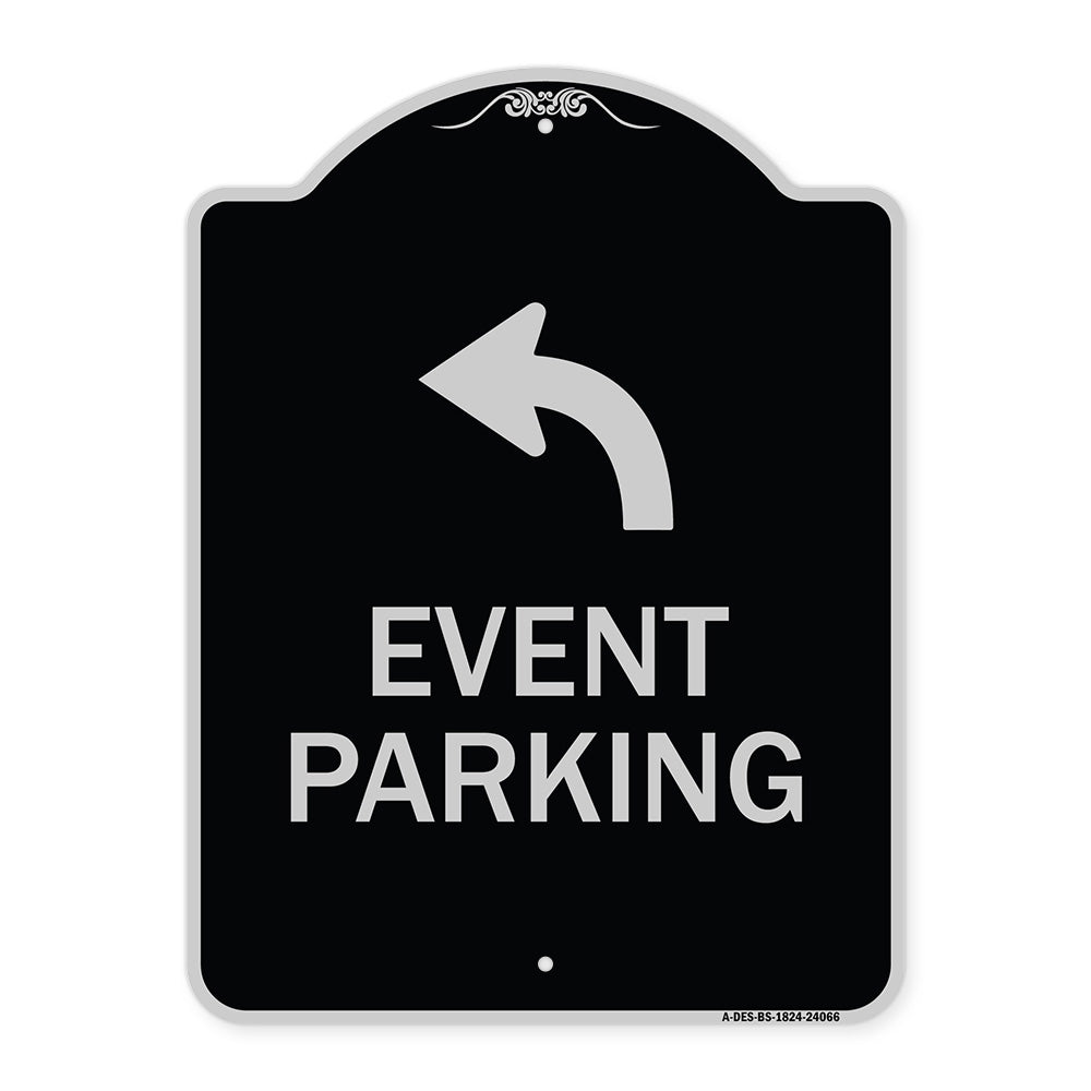 Event Parking Only (With Upper Left Arrow)