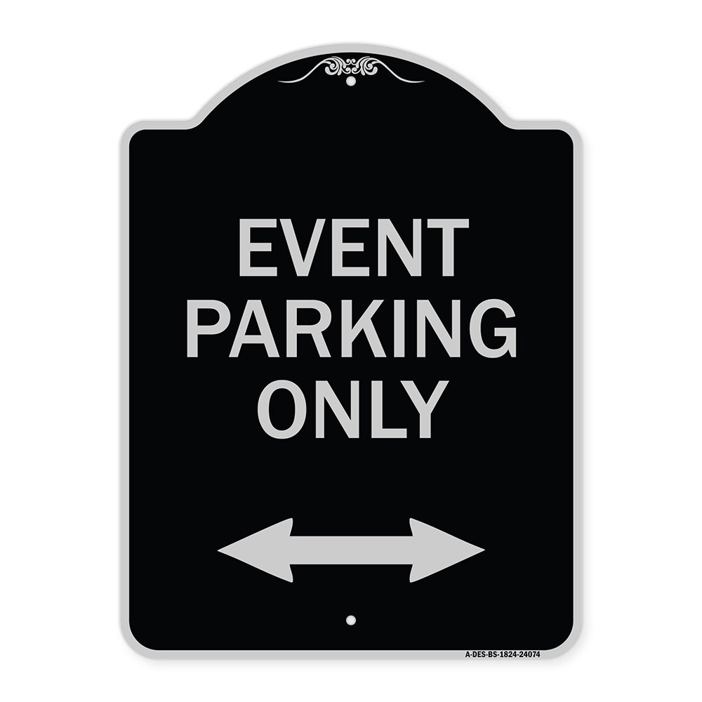 Event Parking Only (With Bidirectional Arrow)