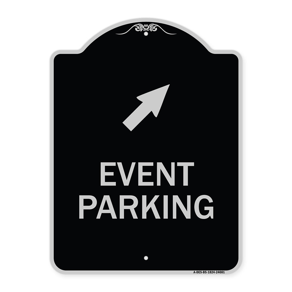 Event Parking (Up Right Arrow Symbol)