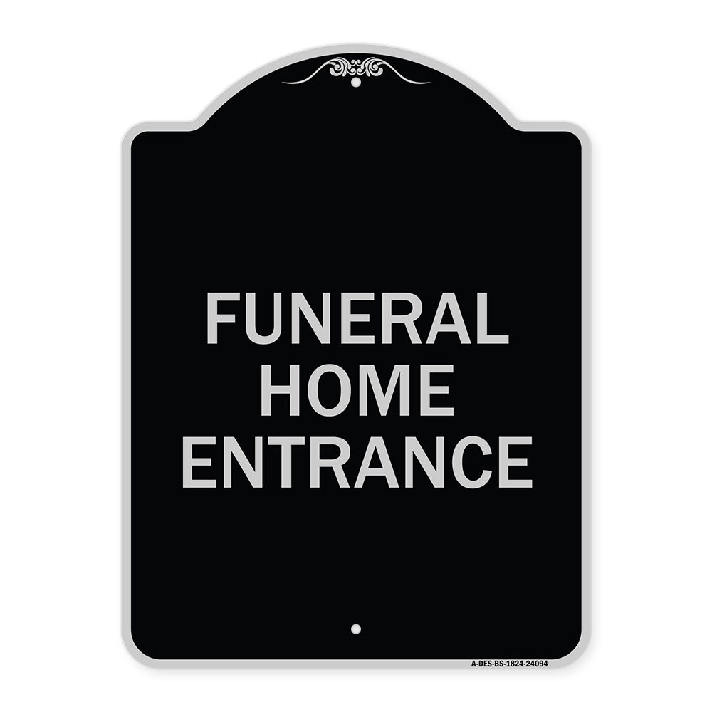 Entrance Sign Funeral Home Entrance